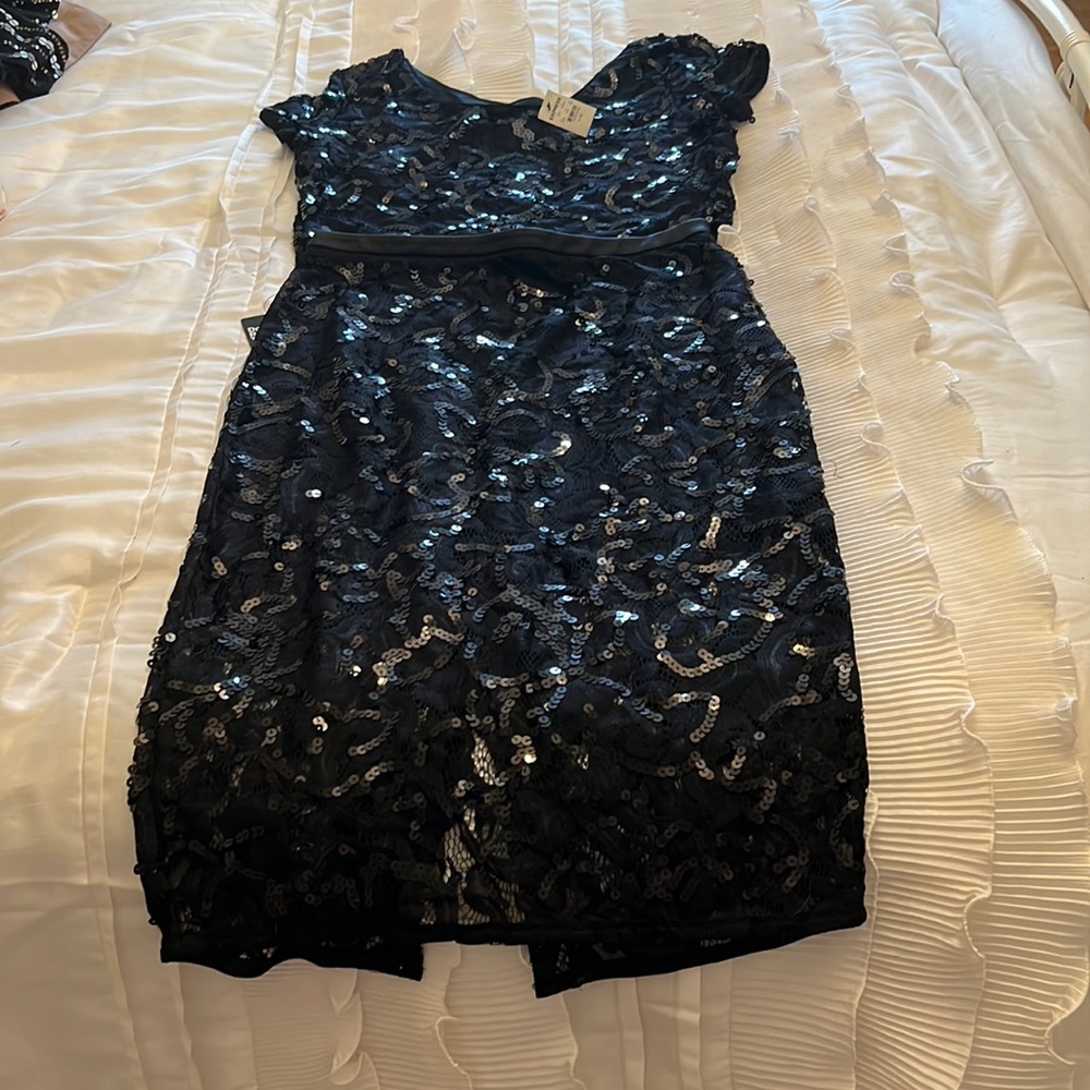 Midi sequin skirt and top